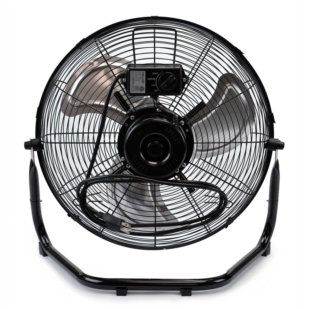 2026 NewNewair 18" High-Velocity Industrial Floor Fan, Heavy Duty Metal Fan, Adjustable Tilt and 3 Speeds up to 4012 CFM, Rotatory Switch