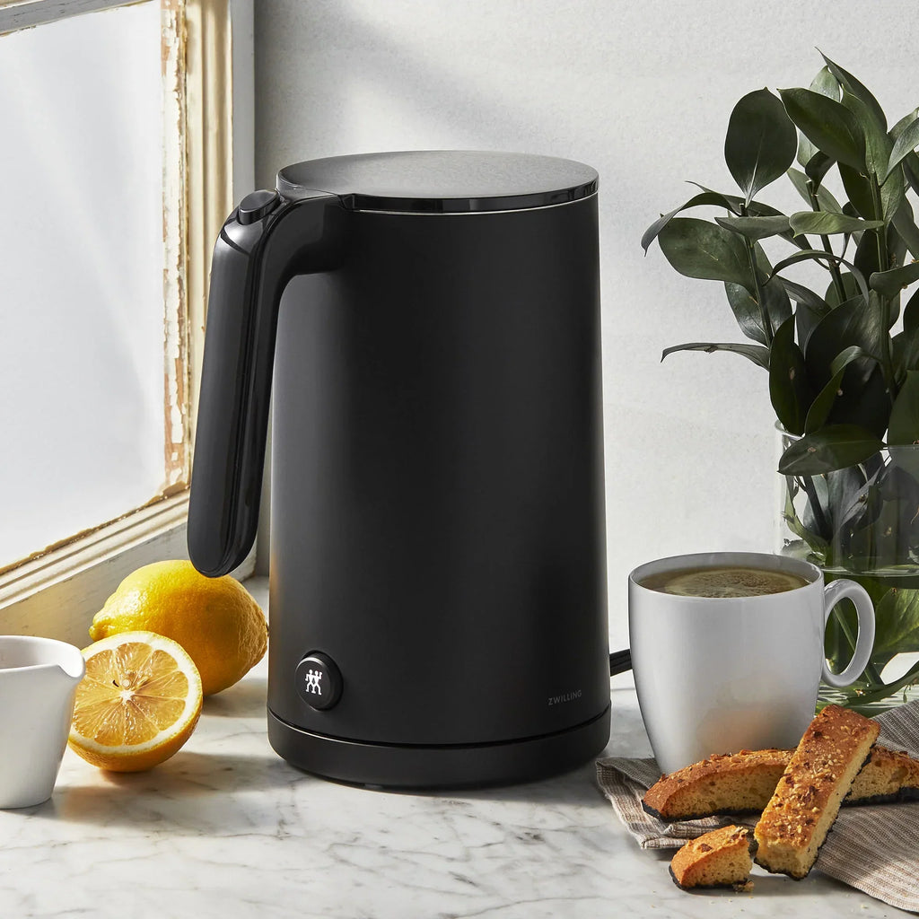 2026 NewZWILLING Enfinigy Cool Touch 1-Liter Electric Kettle, Cordless Tea Kettle & Hot Water - Black