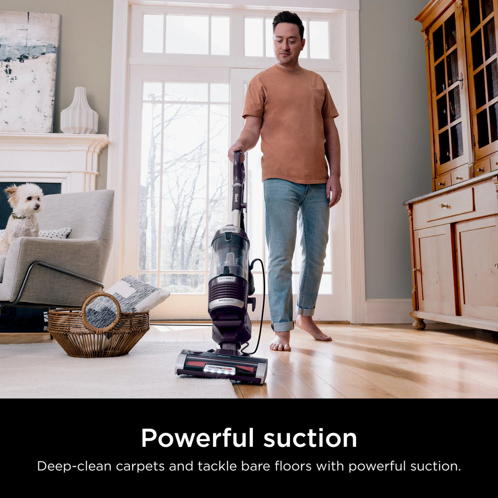 2026 NewShark Upright Vacuum, Lift-Away, Pet Friendly, Bagless, PowerFins HairPro & Odor Neutralizer Technology, Hard Floor and Carpet, Self Cleaning Brushroll, Anti Allergen &Swivel Steering, ZD550, Purple