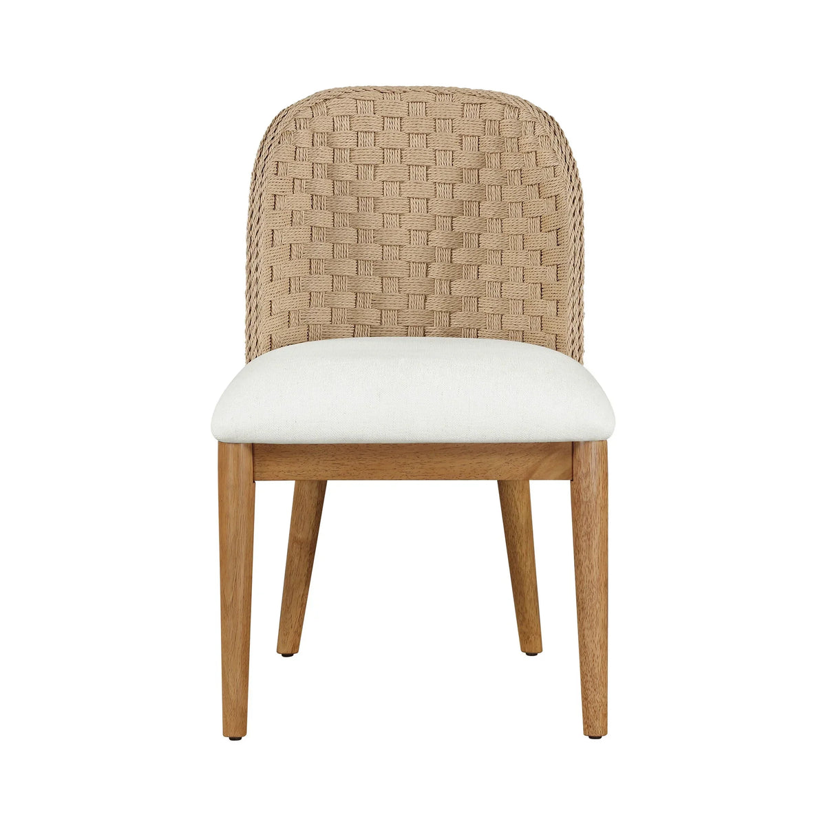 2026 NewMy Texas House Saylor Farmhouse Dining Chair Set, Natural Wood, Set of 2