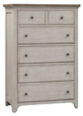 2026 New5-Drawer Chest in Antique White Finish