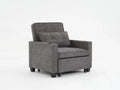 2026 NewConvertible Futon Sofa Bed, 3-in-1 Multi-Functional Sleeper Chair Bed with USB Ports, Adjustable Backrest Recliner,for Living Room Bedroom Small Space, Tech Cloth, Dark Grey