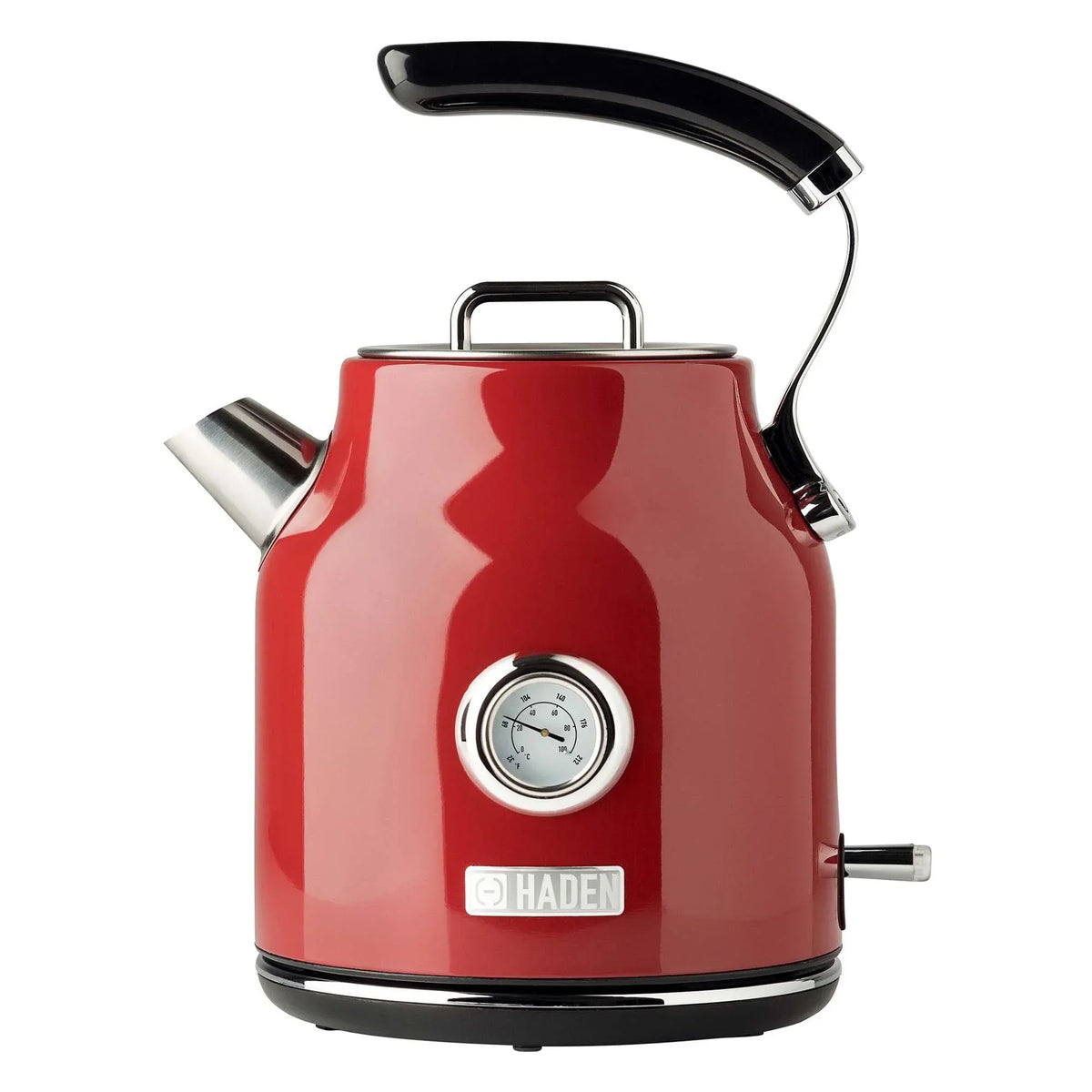 2026 NewHaden Dorset 1.7 Liter Electric Water Kettle with Base, Putty & Chrome