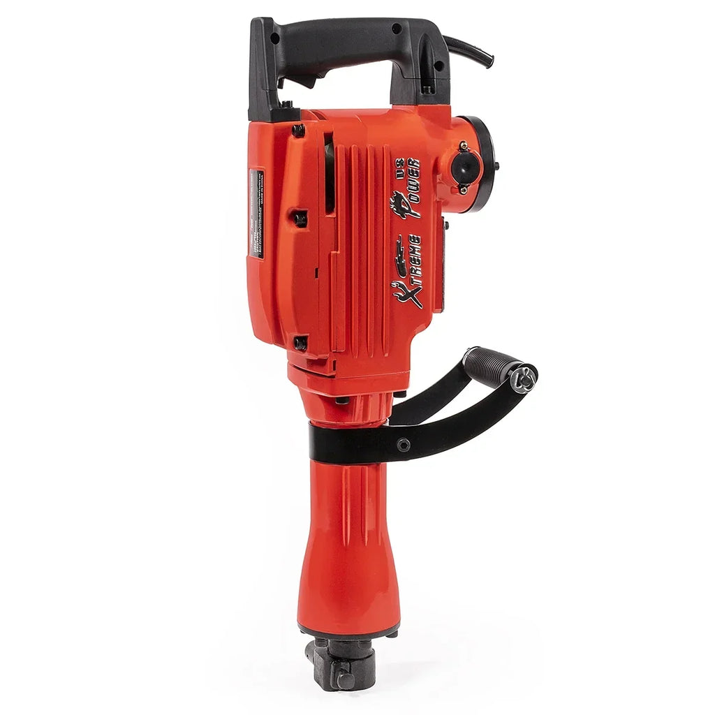 2026 NewXtremepowerUS Demolition Jack Hammer Heavy Duty, 3600W Electric Jackhammer 1900BPM Power Drill Concrete Breaker Bar Point & Chisel Bits Chisel Set