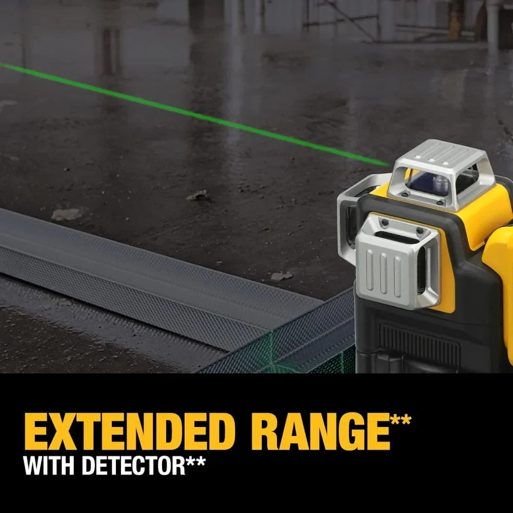 2026 NewDeWalt DW089LG 12V Max Laser Level, 3-Way 360 Green Degrees Professional Architectural Laser, Rotary and Linear Laser Levels. for Laser for Home Renovation Layout or Architectural Design