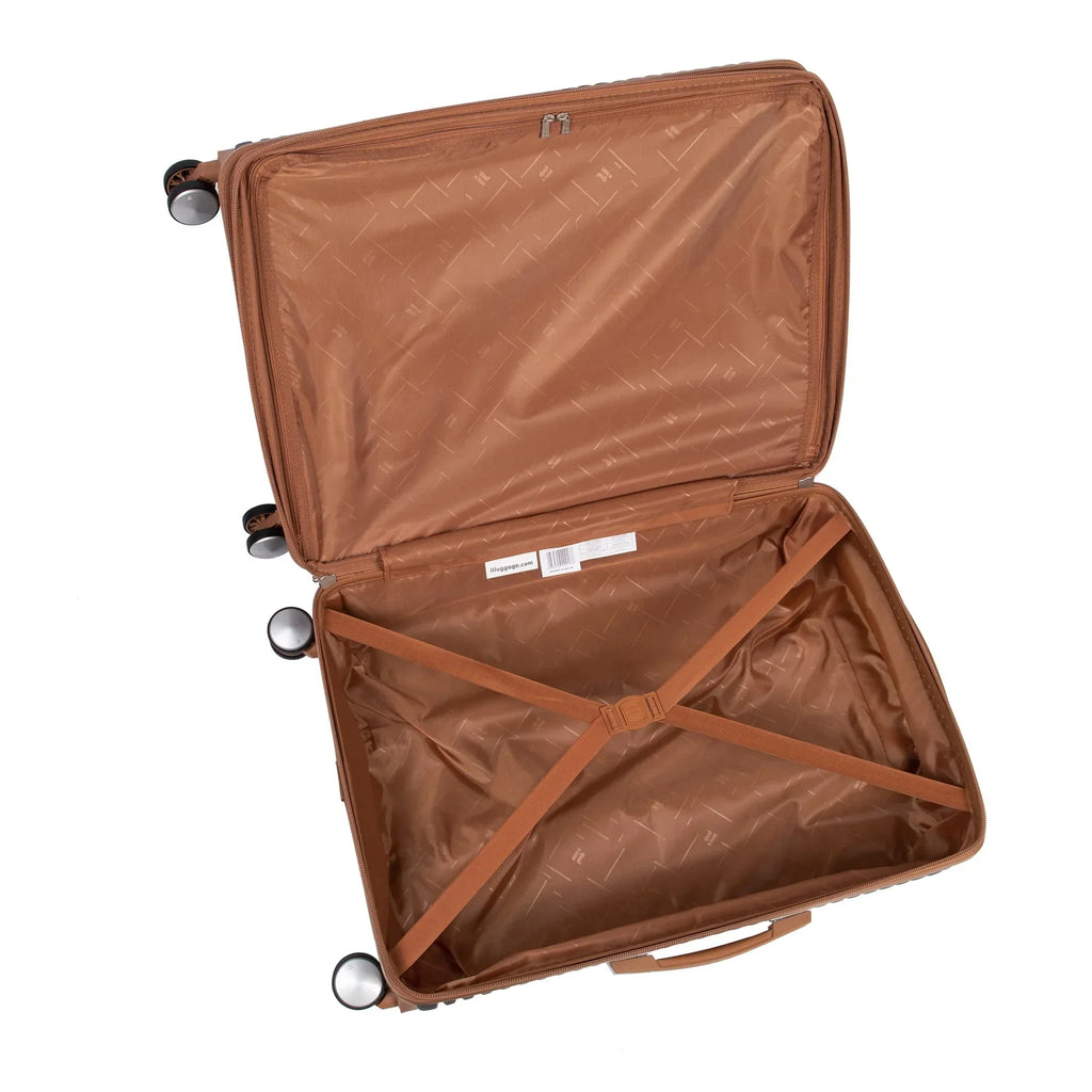2026 Newit luggage Replicating 27" Hardside Expandable Checked Spinner Luggage, Gray