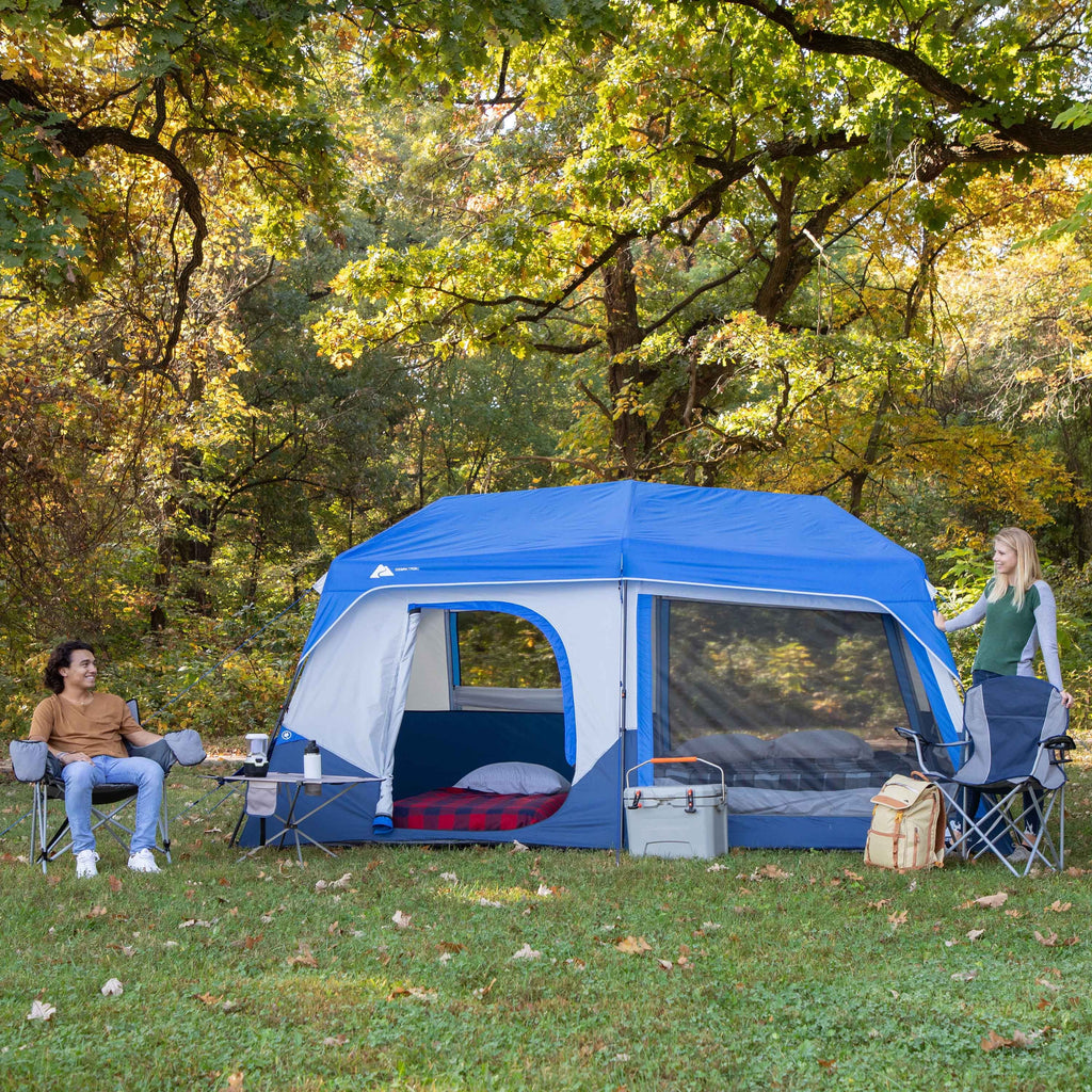 2026 NewOzark Trail 10-Person Cabin Tent with LED Lighted Poles