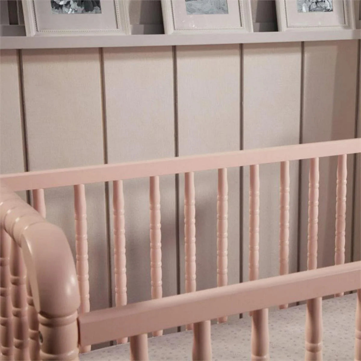 2026 NewDaVinci Jenny Lind 3-in-1 Convertible Crib in Pink Blush