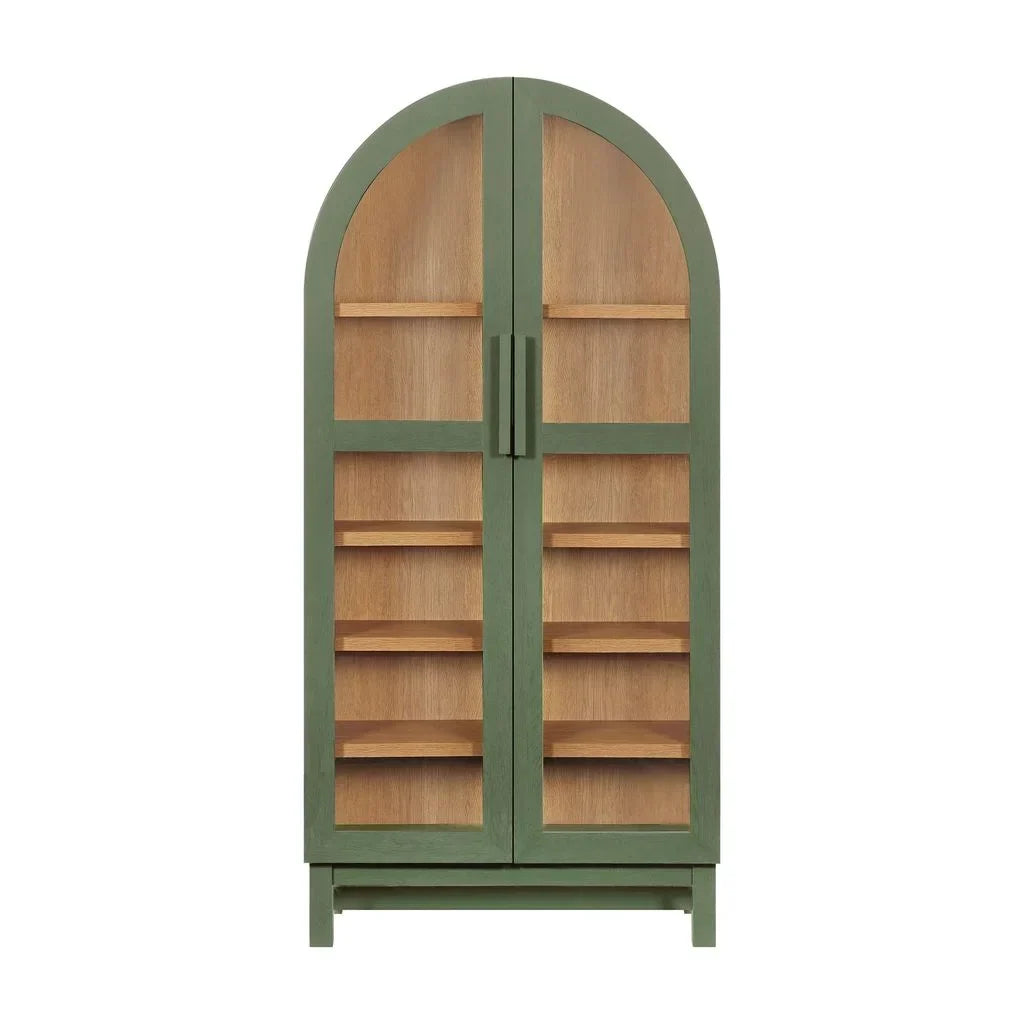 2026 NewBetter Homes & Gardens Juliet Arch Accent Cabinet, Black Finish