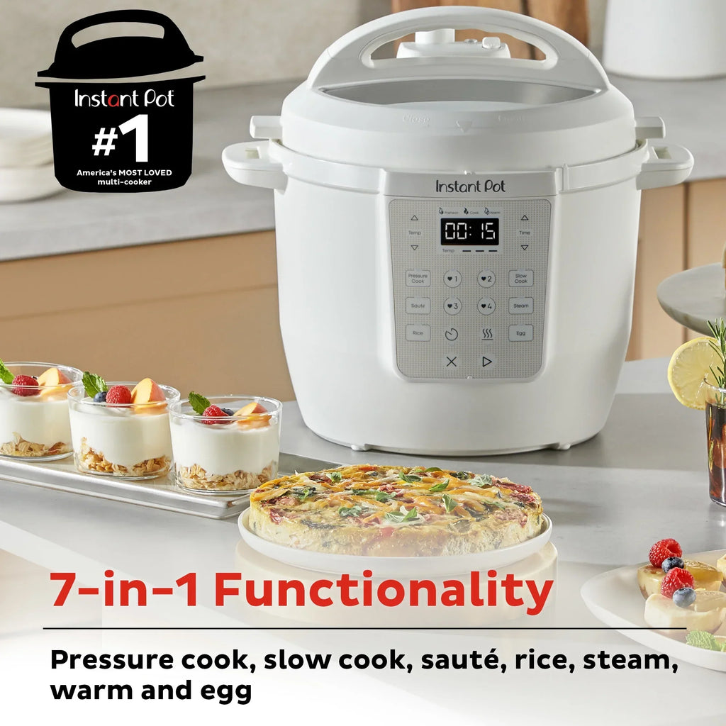 2026 NewInstant Pot 6Qt RIO Chef Series 7-in-1 Multi-Cooker, Pressure Cooker, Slow Cook, & More, Black