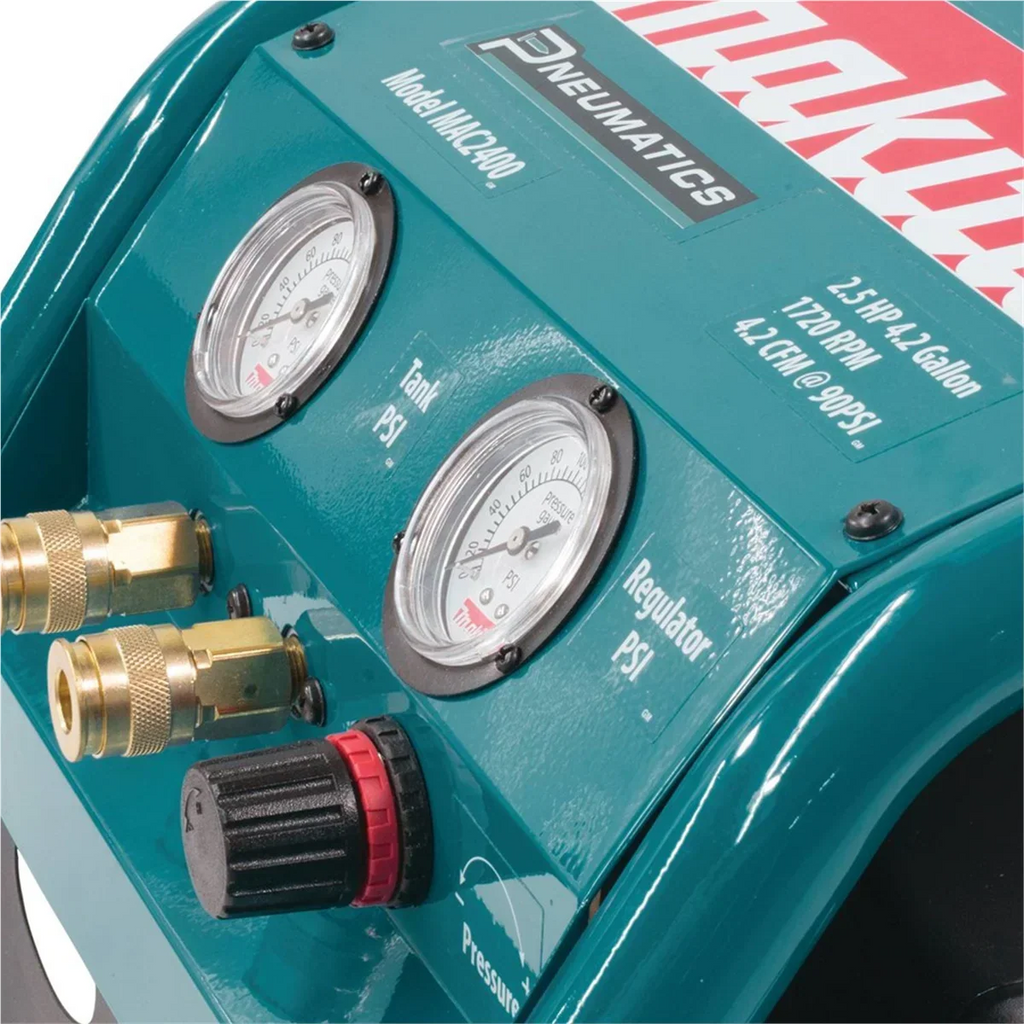 2026 NewMakita 2.5 HP Big Bore&trade; Air Compressor (Twin Stack)