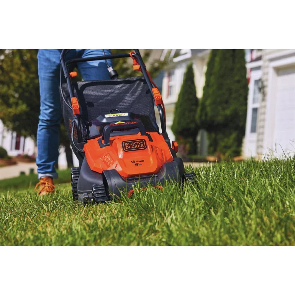 2026 NewBLACK+DECKER BEMW472BH 10AMP 15" Electric Mower