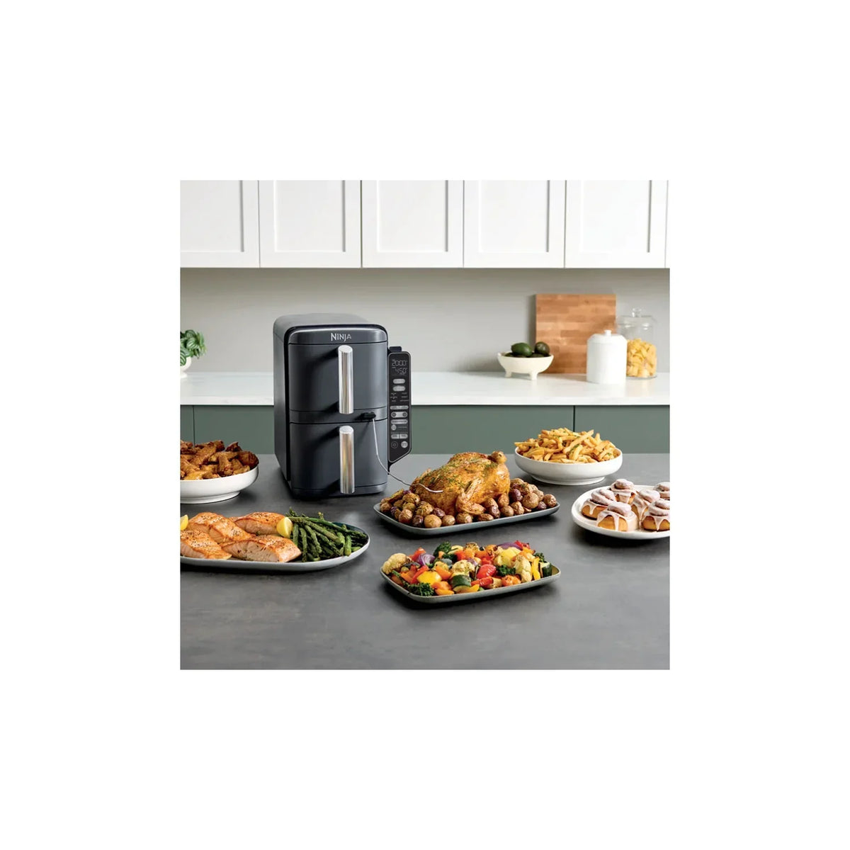 2026 NewNinja DoubleStack XL Smart 2-Basket Air Fryer