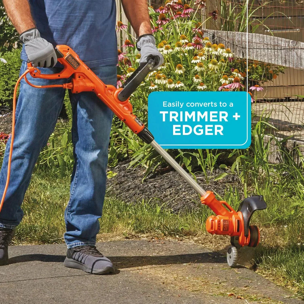 2026 NewBLACK+DECKER 3-In-1 Electric Walk-Behind Mower, Trimmer, Edger, (BESTA512CM)