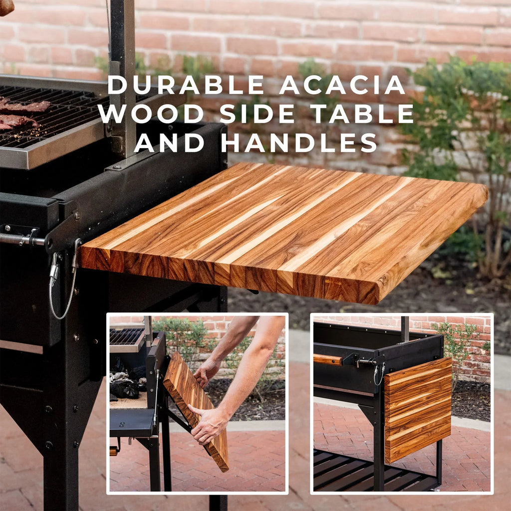2026 NewBackyard Discovery Argentine Santa Maria Wood Fire & Charcoal Steel BBQ Grill, Brasero