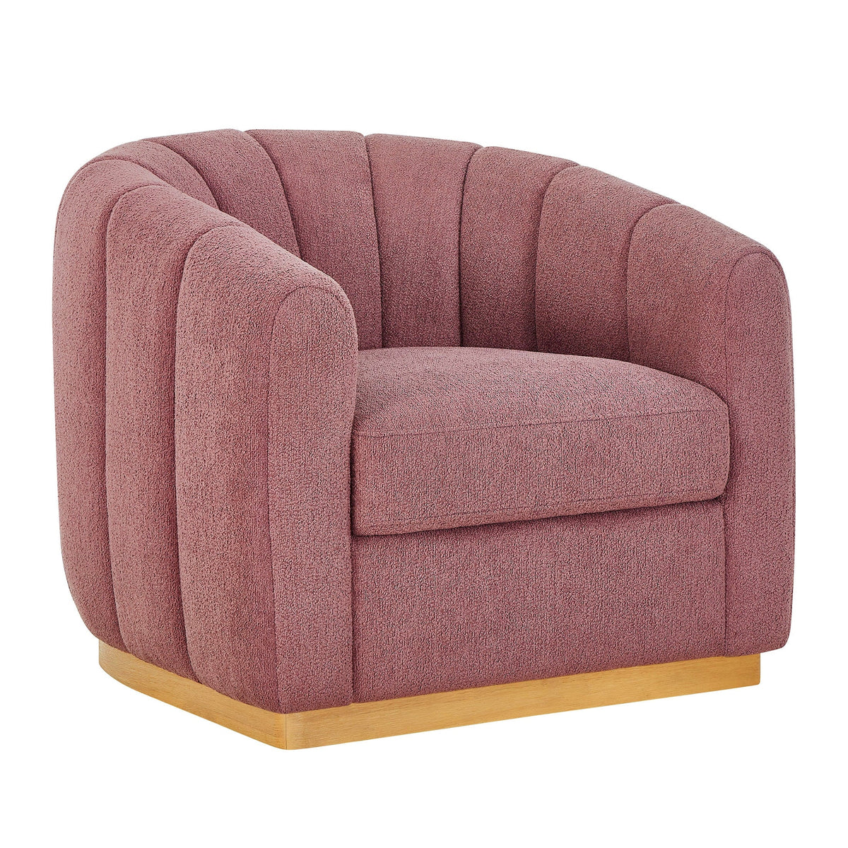 2026 NewBetter Homes & Gardens Lillian Accent Swivel Chair, Cream Linen
