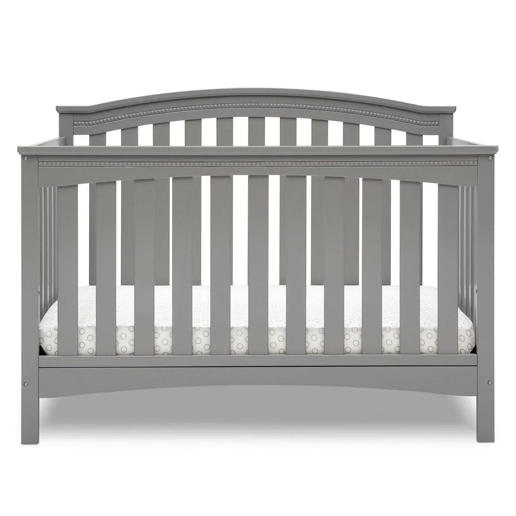 2026 NewDelta Children Waverly 6-in-1 Convertible Baby Crib. Grey