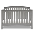 2026 NewDelta Children Waverly 6-in-1 Convertible Baby Crib. Grey