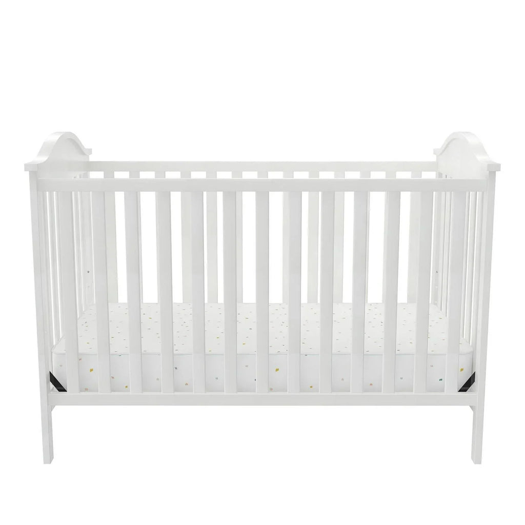 2026 NewBaby Relax Adele 3-in-1 Convertible Crib. White
