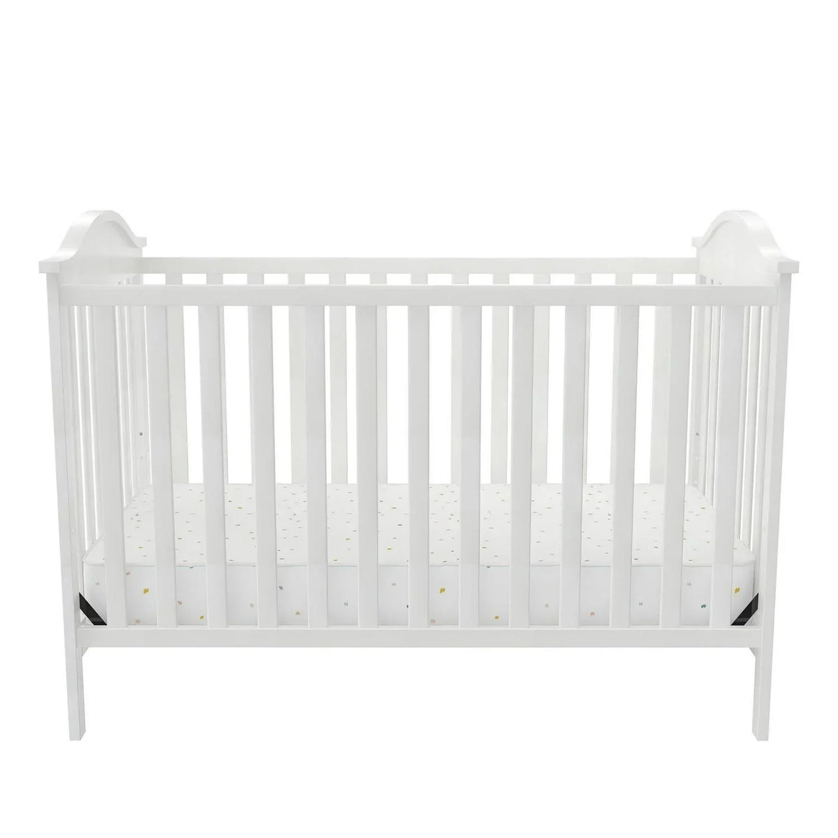 2026 NewBaby Relax Adele 3-in-1 Convertible Crib. White