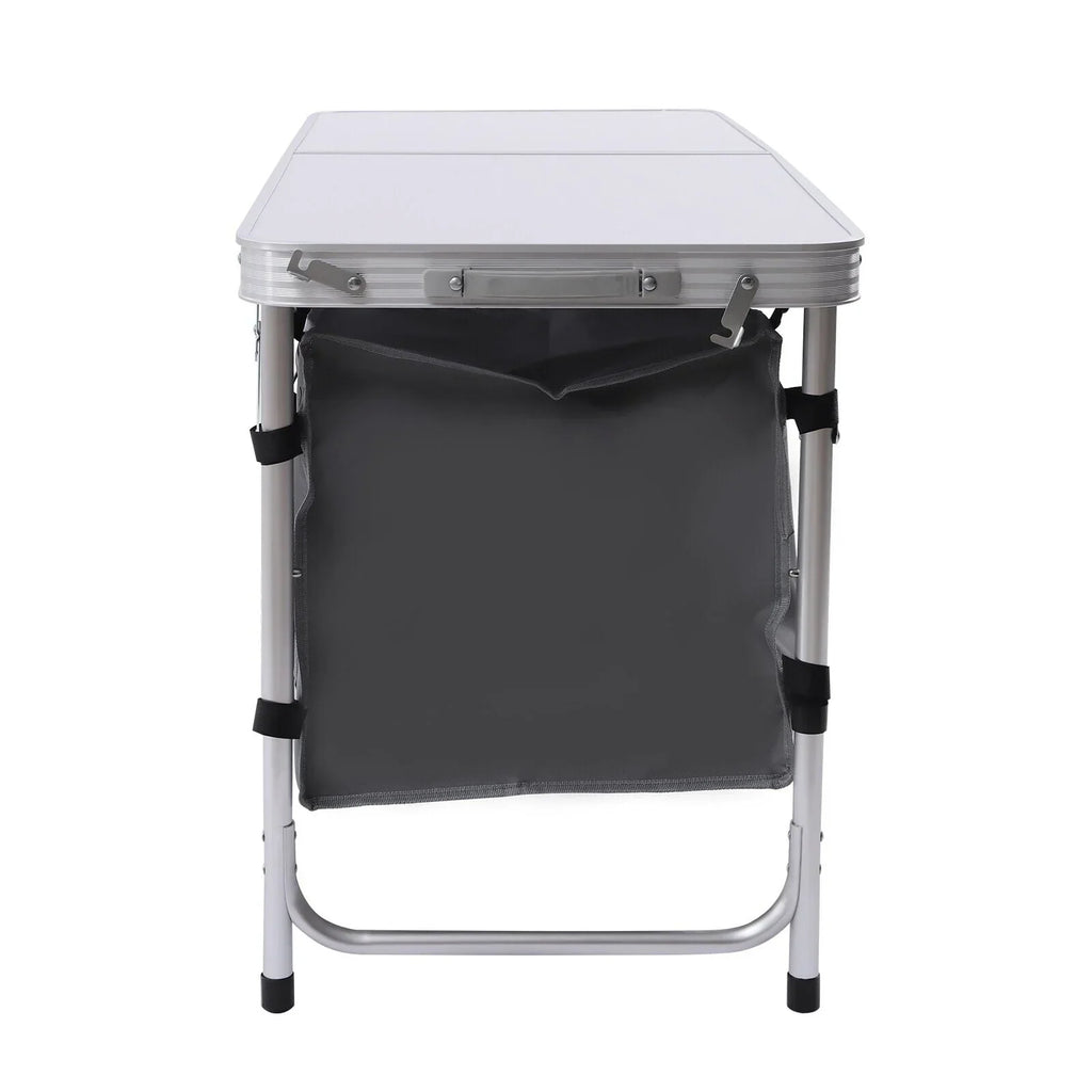 2026 NewFolding Camping Table Portable Aluminum Camping Table Height Adjustable Camping Cook Station for Indoor Outdoor