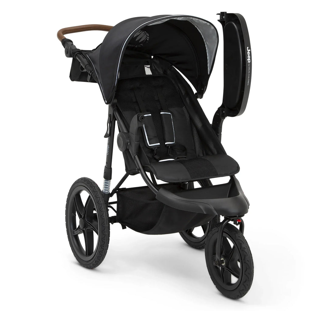 2026 NewJeep TurboGlyde Jogging Stroller by Delta Children, Black