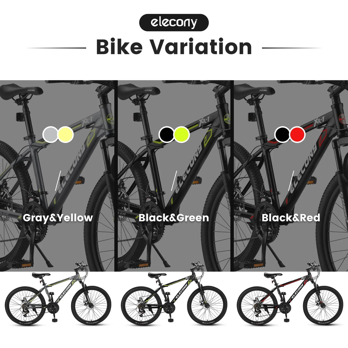 2026 NewClearance! Saver100 24 Inch Mountain Bike Boys Girls, Steel Frame, Shimano 21 Speed Mountain Bicycle with Daul Disc Brakes and Front Suspension MTB
