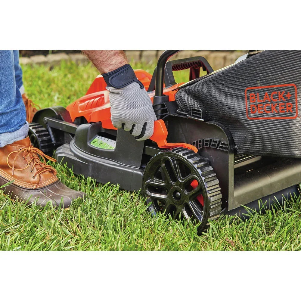 2026 NewBLACK+DECKER BEMW472BH 10AMP 15" Electric Mower