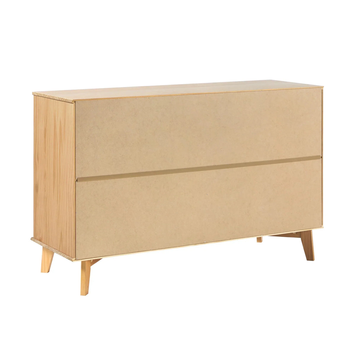 2026 NewWalker Edison Sonoma 6-Drawer Solid Wood Caramel Dresser