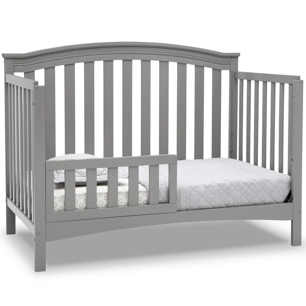 2026 NewDelta Children Waverly 6-in-1 Convertible Baby Crib. Grey