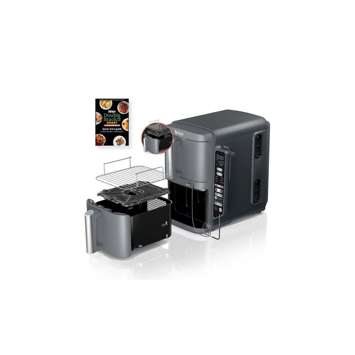 2026 NewNinja DoubleStack XL Smart 2-Basket Air Fryer