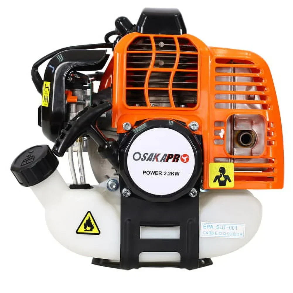 2026 NewMulti-Functional Trimming Tool, 52CC 2-Cycle Garden Tool System with Gas Pole Saw, Hedge Trimmer, Grass Trimmer, Brush Cutter EPA Compliant Garden Combo for Lawn Care