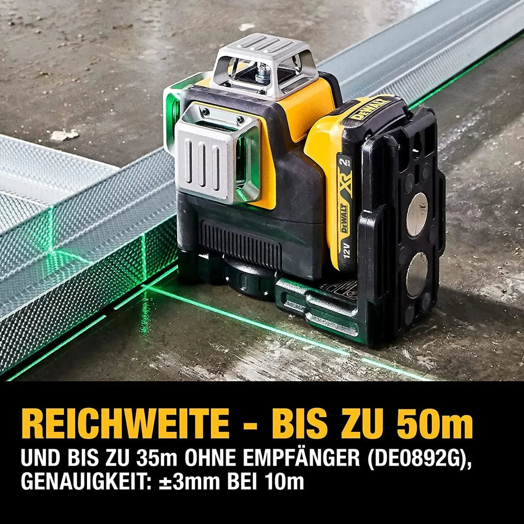 2026 NewDeWalt DW089LG 12V Max Laser Level, 3-Way 360 Green Degrees Professional Architectural Laser, Rotary and Linear Laser Levels. for Laser for Home Renovation Layout or Architectural Design