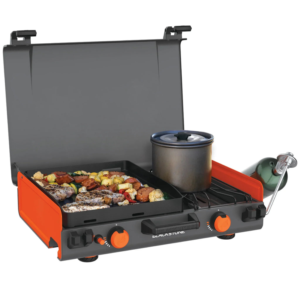 2026 NewBlackstone Adventure Ready 12"x14" Propane Camping Griddle with Side Burner