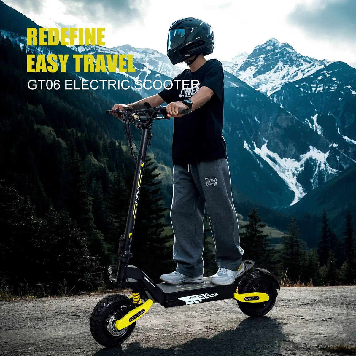 2026 NewOff Road Electric Scooter for Adults, 1200W Motor Fast E Scooter, Up to 28MPH Top Speed & 20Miles Long Range, 11" Off-Road Tires, 330lbs MAX Load, Foldable