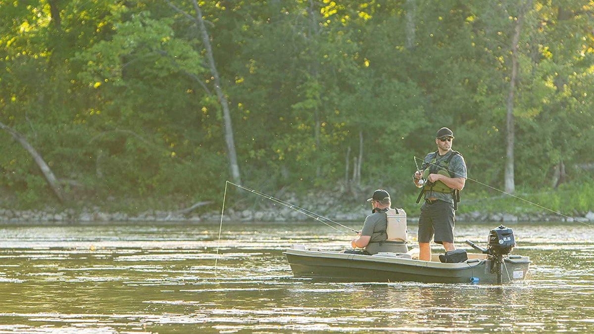 2026 NewPelican - Boat Intruder 12 - Jon Fishing Boat - 12 ft. - Great for Hunting/Fishing, Khaki/Beige