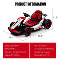 2026 New24V Drift Kart with 2X150W Strong Motor, 7AH Big Battery, Electric Pedals, Electric Go Kart Outdoor Race Toy