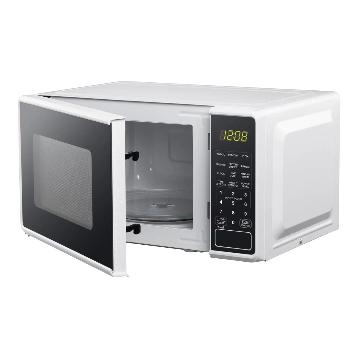 2026 NewMainstays 0.7 cu. ft. Countertop Microwave Oven, 700 Watts, White, New