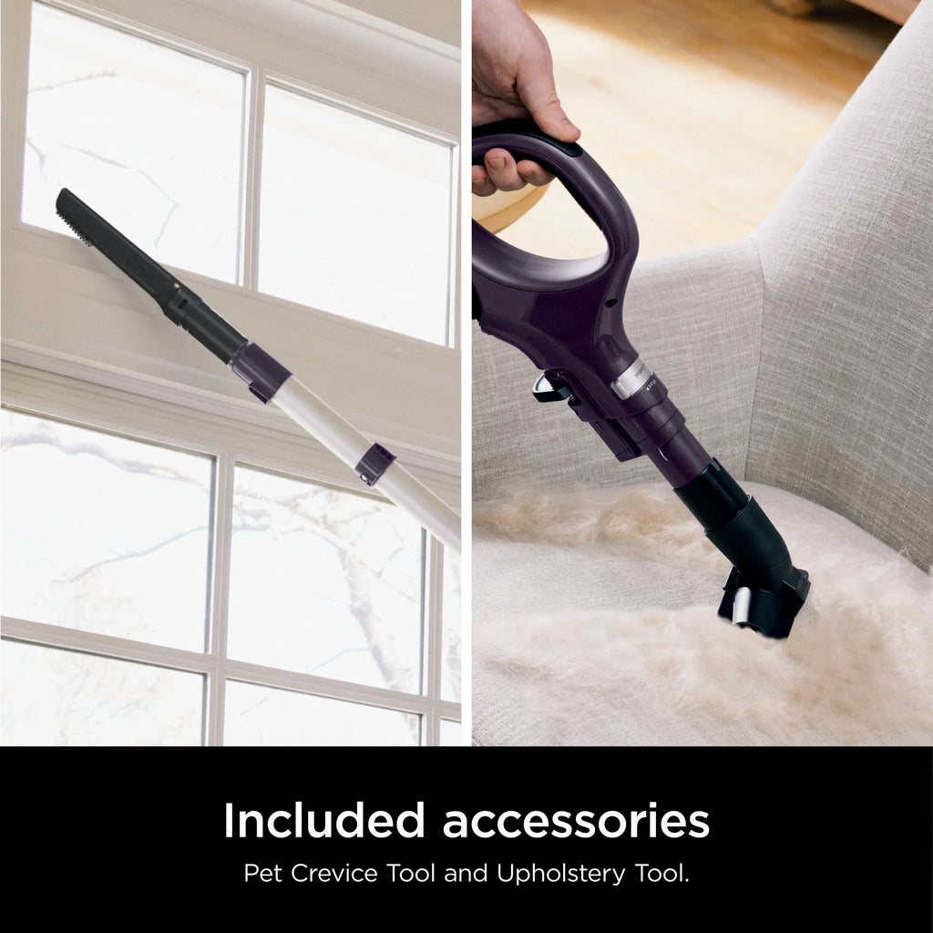 2026 NewShark Upright Vacuum, Lift-Away, Pet Friendly, Bagless, PowerFins HairPro & Odor Neutralizer Technology, Hard Floor and Carpet, Self Cleaning Brushroll, Anti Allergen &Swivel Steering, ZD550, Purple