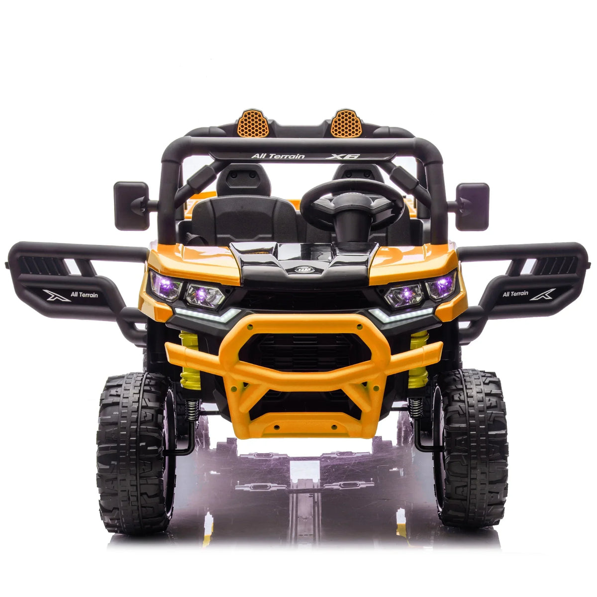 2026 NewXuanlur 24V 2 Seater Kids Ride on Car Truck, Ride on UTV W/ 2x200W Motor, 24 Volt Ride on Toys W/ Dump Bed/Shovel, Electric Car for Kids W/ Durable Tires, LED Light, Music, Remote Control, Black