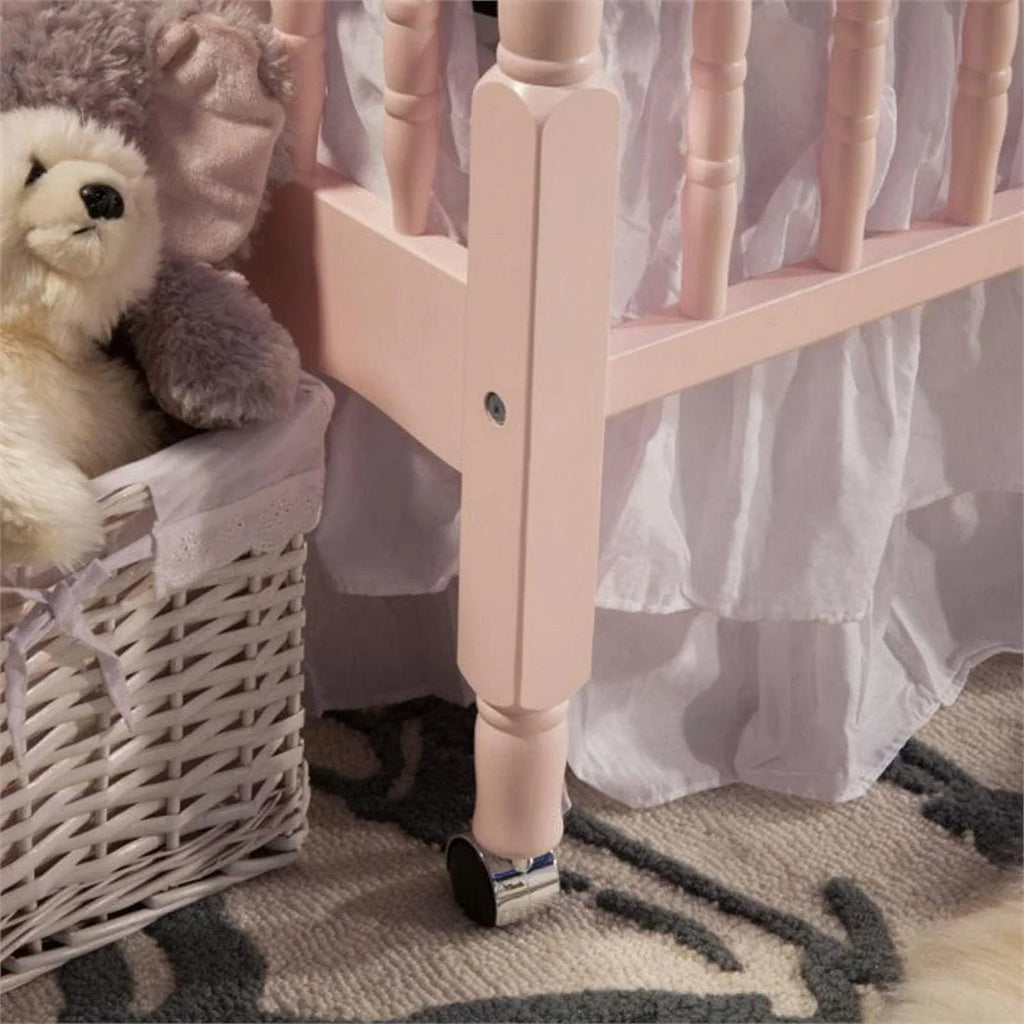 2026 NewDaVinci Jenny Lind 3-in-1 Convertible Crib in Pink Blush