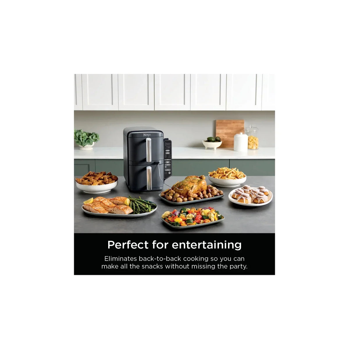 2026 NewNinja DoubleStack XL Smart 2-Basket Air Fryer