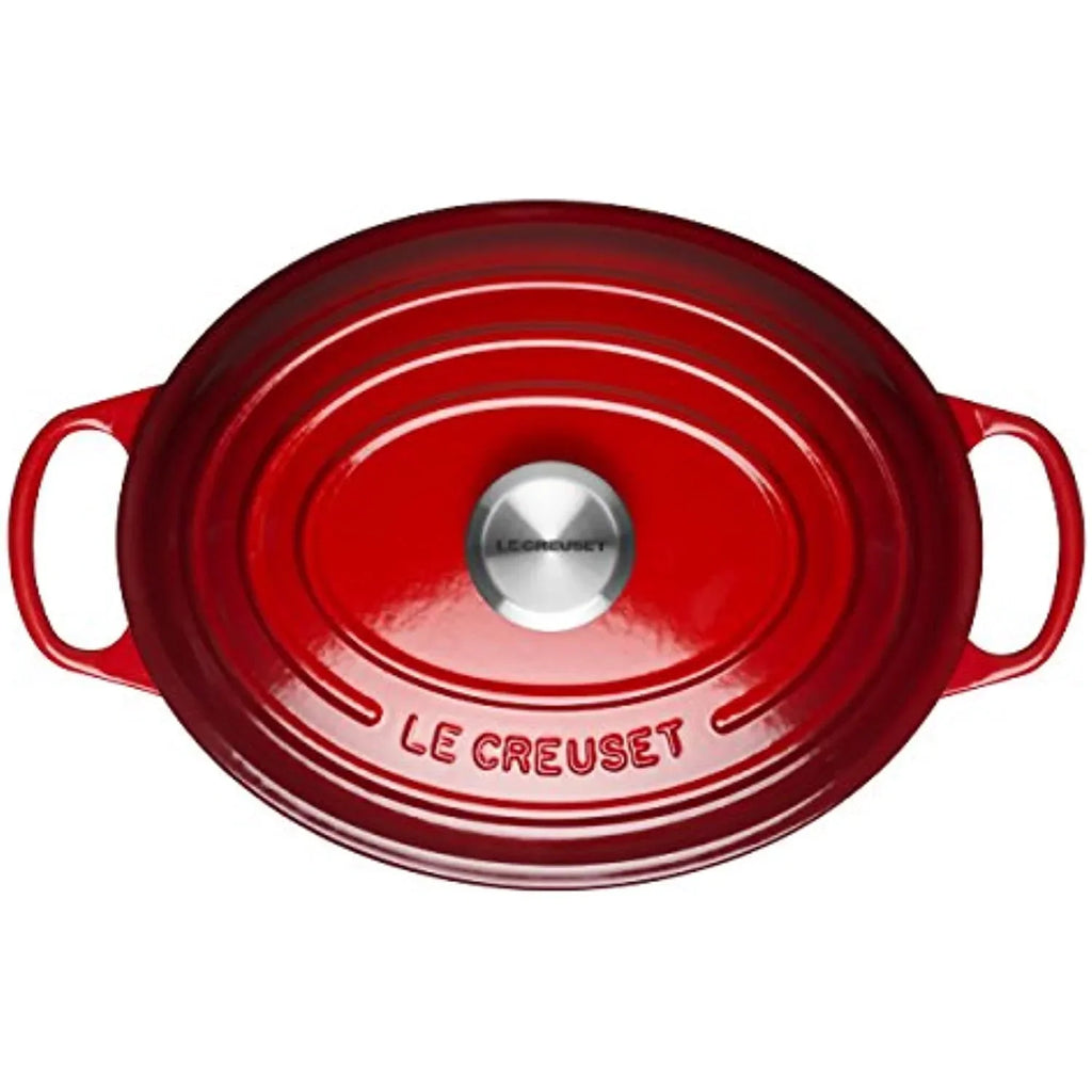 2026 NewLe Creuset Enameled Cast Iron Signature Oval Dutch Oven, 5 qt., Cerise