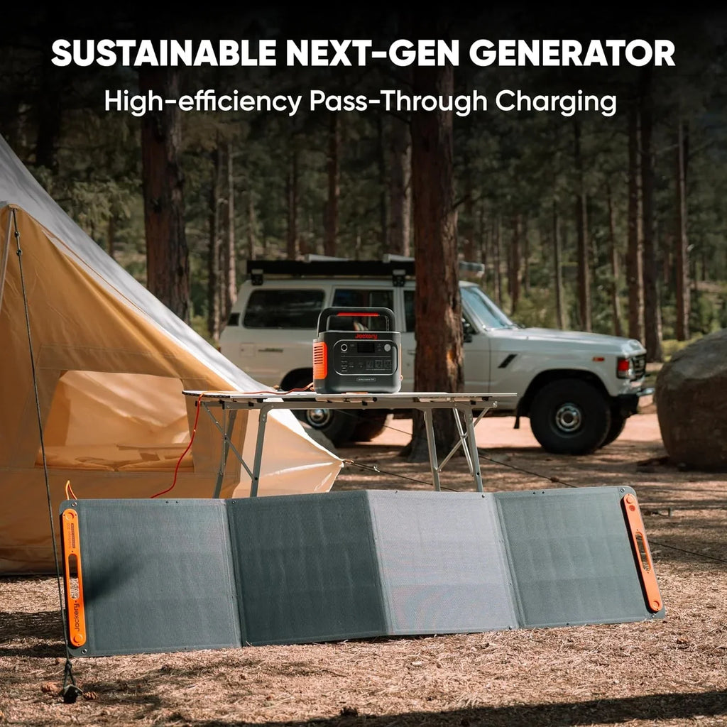 2026 NewJackery Solar Generator 1000 v2(2024 New), 1060Wh Portable Power Station with 200W Solar Panel
