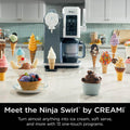 2026 NewNinja Swirl by CREAMi Soft Serve and Ice Cream Maker, 13 One-Touch Programs, NC701