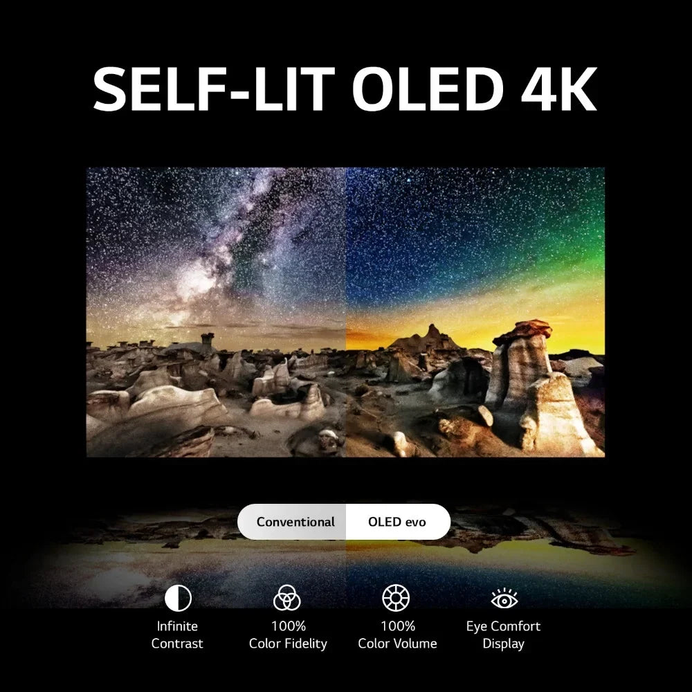 2026 NewLG 77" Class 4K UHD OLED Web OS Smart TV with Dolby Vision G3 Series - OLED77G3PUA