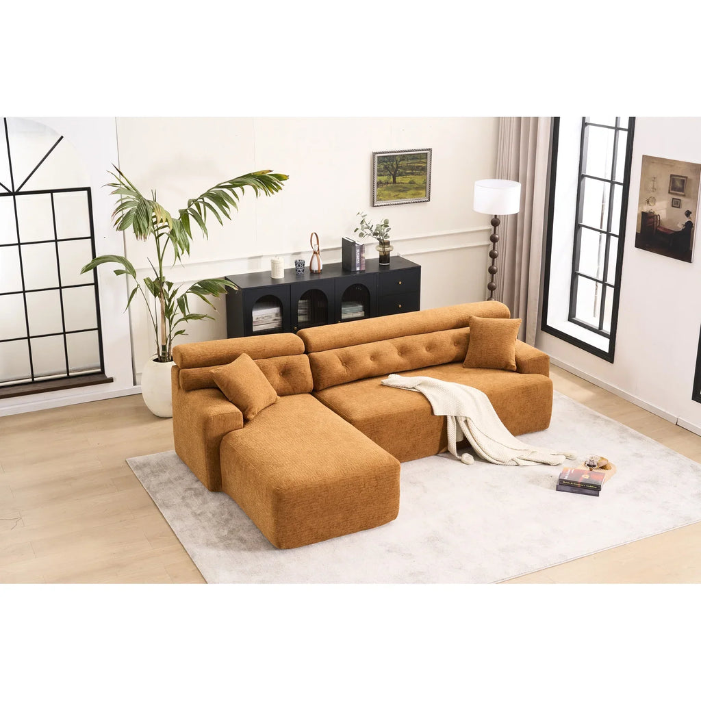 2026 New4 Compression, Antique Blue - Home Decor With Wider, Deep Seat & Elevated For Chic Living Couch Room Furniture Deeper Back Relax