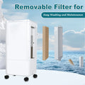 2026 NewCAYNEL Evaporative Air Cooler, Portable Air Conditioners w/7H Timer for Auto-Off,1.85-Gal Tank Windowless Air Conditioner,Swamp Cooler Air Conditioner for Room Bedroom Outdoor Indoor