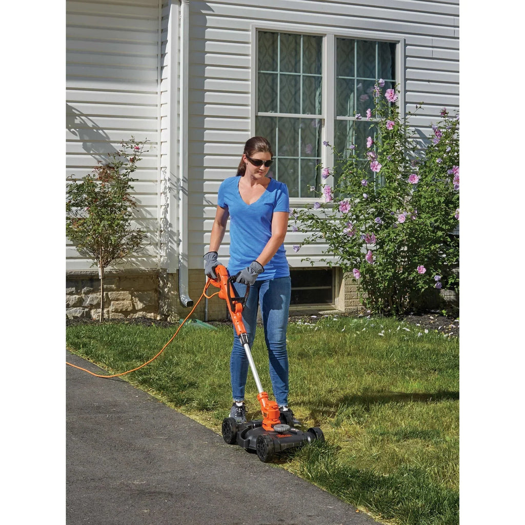 2026 NewBLACK+DECKER 3-In-1 Electric Walk-Behind Mower, Trimmer, Edger, (BESTA512CM)