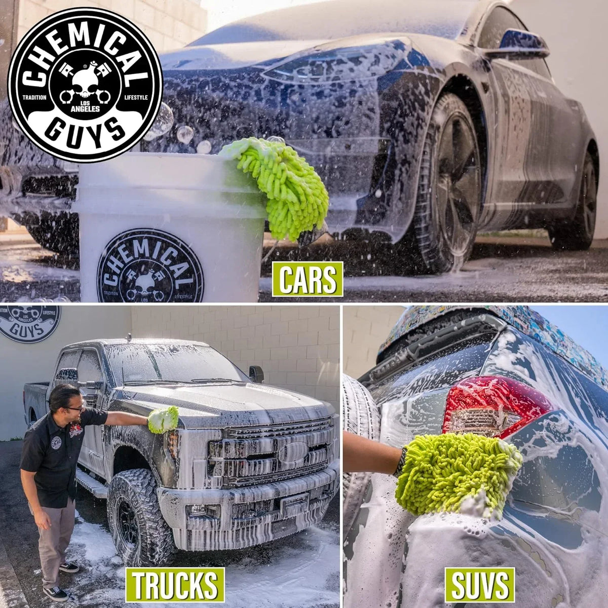 2026 NewChemical Guys HOL340 15-Piece Arsenal Builder Car Wash Kit with Foam Gun, Bucket, and (5) 16 oz Car Care Cleaning Chemicals, Gift for Car & Truck Lovers, Dads and DIYers (Works w/Garden Hose)